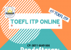 TOEFL ITP Online di Pusat Bahasa Unand